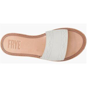 NEW in Box Frye Ava Slide White Sandal Size 8.5